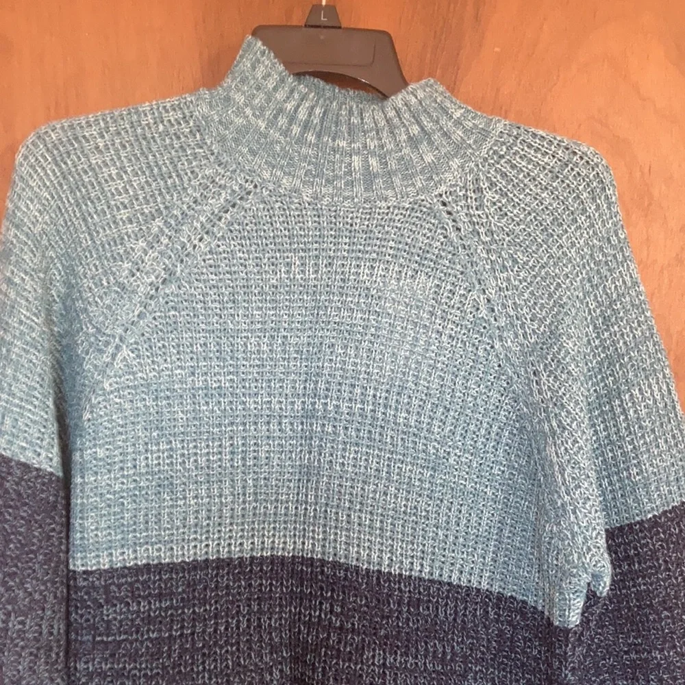 Relisted Jason Maxwell sweater color block stripes casual fall winter office 1X - Picture 6 of 15